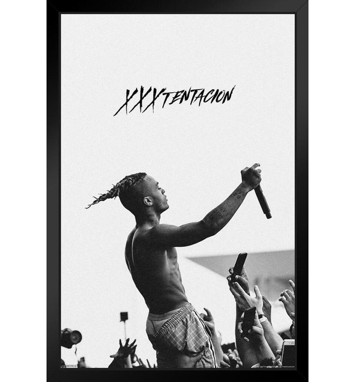 XXXtentacion Live Concert XXXtentacion Framed On Paper Print